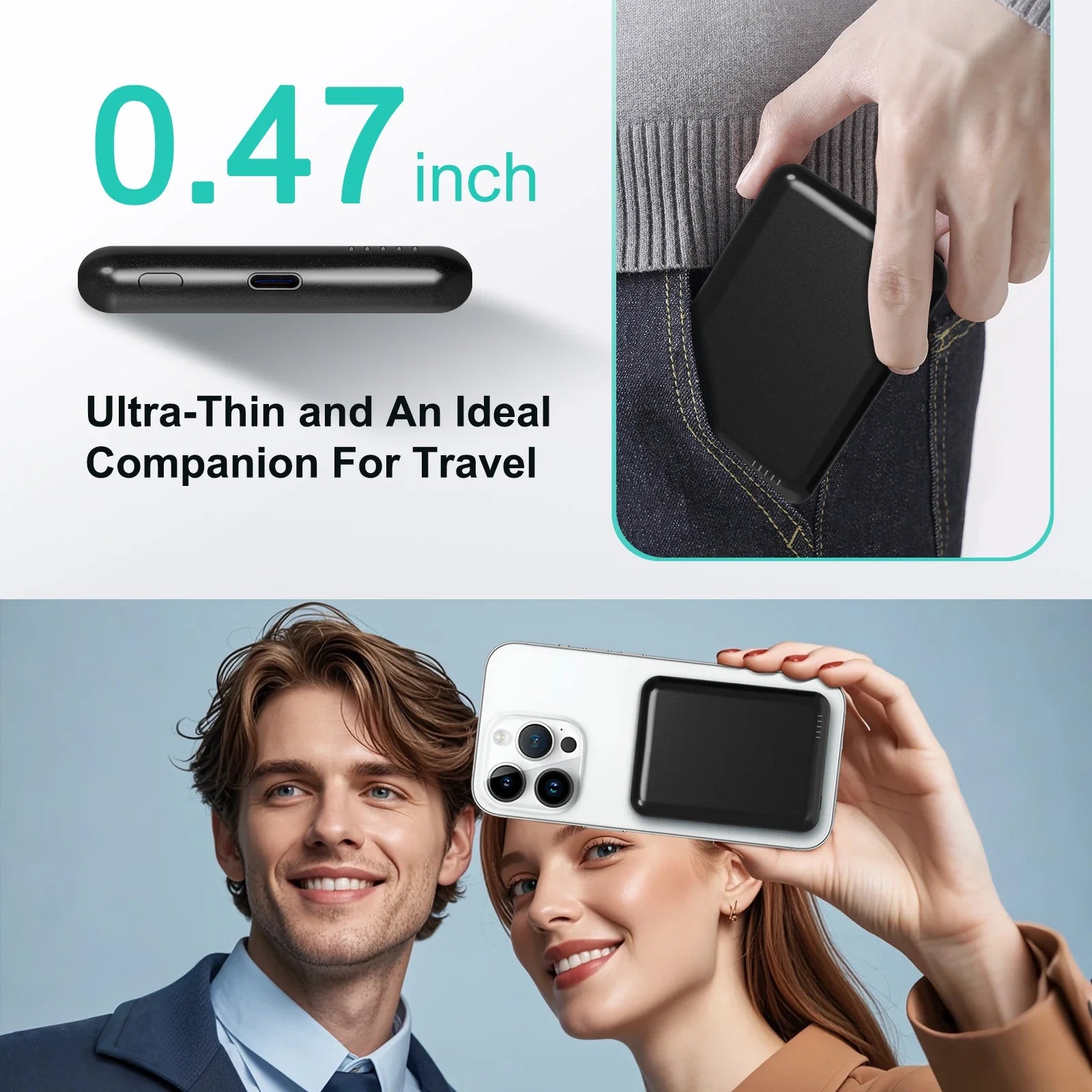 Magnetic Slim Power Bank